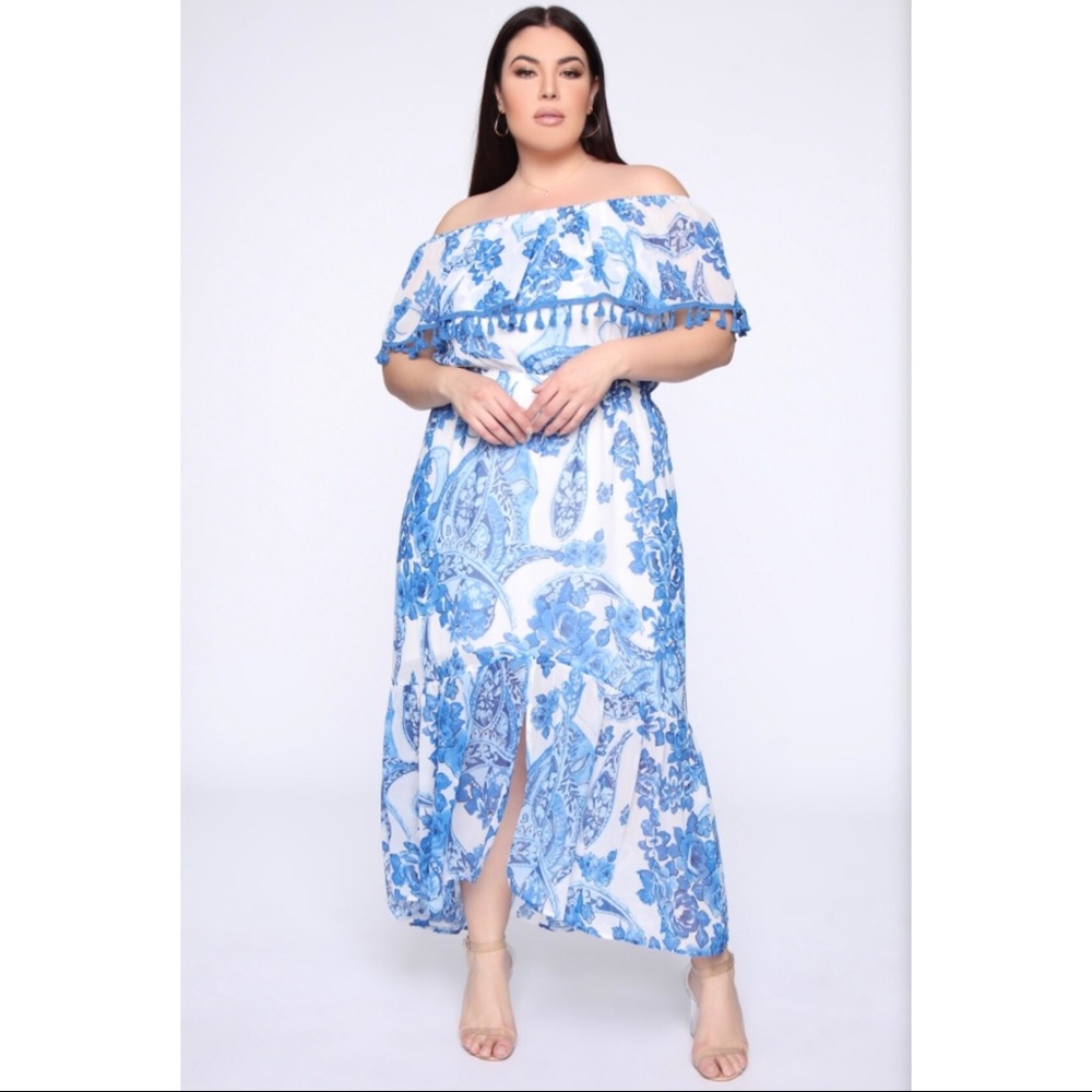 “Beauty Begins” maxi dress